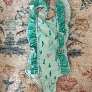 SweetHoney Aqua Mermaid Kids Swim One Piece